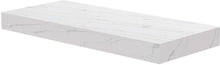 TABLET KERAMISCH MARMER PURO B120 H10 1AFVOERGAT RECHTS WHITE CALACATTA
