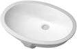 Onderbouw lavabo santosa Duravit 510X375MM zonder kraanvlak +overloop wit