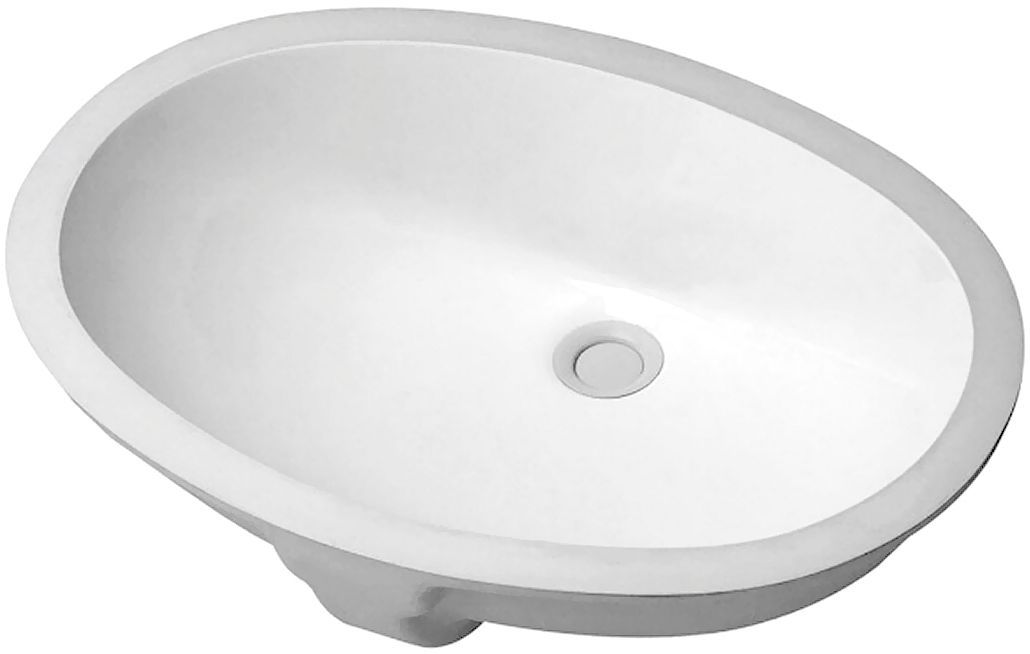 Onderbouw lavabo santosa Duravit 510X375MM zonder kraanvlak +overloop wit