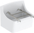 VIDOIR+BUTEE NORMA GEBERIT 450X350MM AVEC TROUS SANS TROP-PLEIN BLANC