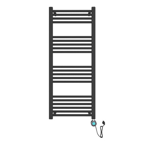 Badkamerradiator Handdoekradiator elektrisch 230V 1600 x 500 (HxB)-700W - Mat zwart, handdoekradiatoren — SKU MB-17974-21501, EAN 5404029155546