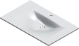 LAVABO BIZZY 60X50CM MARBRE ARTIFICIEL BLANC