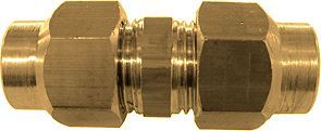 Bikogas koppeling 2X klem 12-12MM