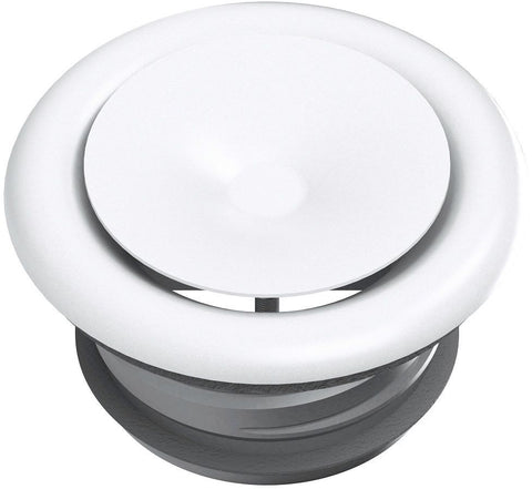 Toevoerventilatie regelbaar+huls+dichting 100MM wit — SKU DESCO-188023