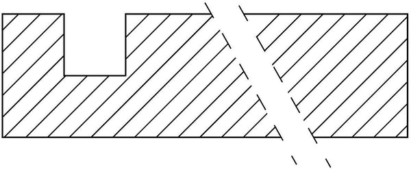 WAND ACRYL PASPARTOE 1400x2000x8MM GROEF