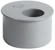 PVC VERLOOPSTUK GRIJS MF 110-100MM