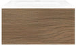 Onderbouw COFFEE 1 lade 60 eik caramel+wastafel porselein wit
