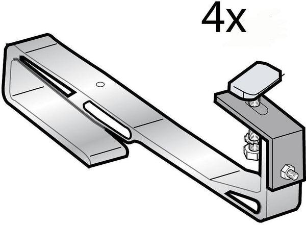 Montageset voor latten (4ST)PANEEL remeha opbouw klassieke pannen
