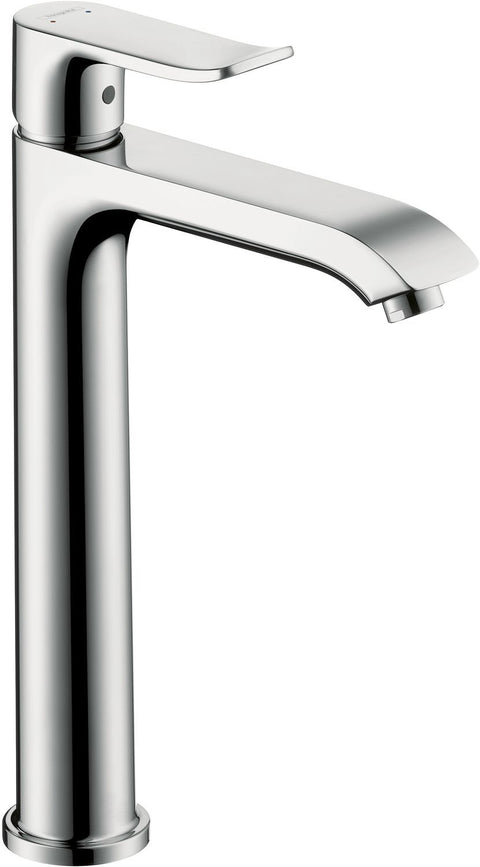 1GREEP Mengkraan lavabo Metris 200 Hansgrohe automatische sluiting chroom