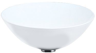 Opbouw lavabo SB.K450.GS alape diameter 450 mm zonder kraanvlak/overloop wit