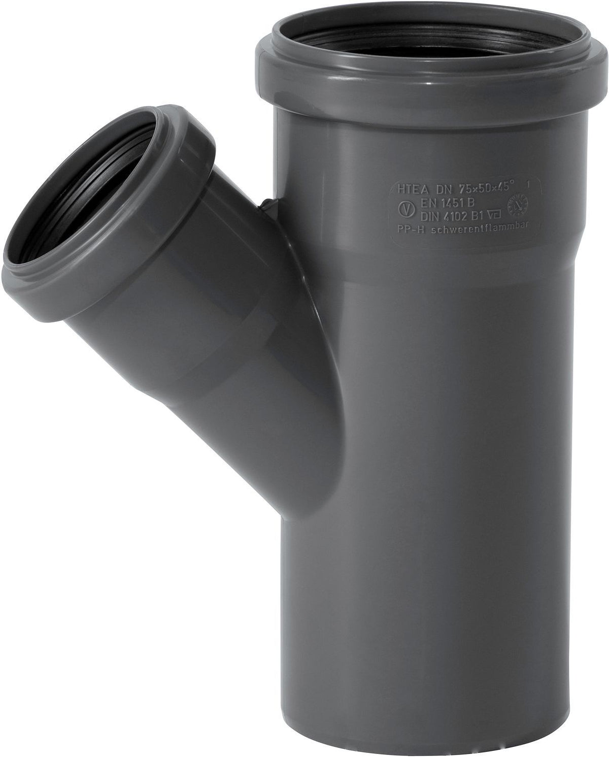 T 45° Ffm 75-50MM Pp HT-Safe Ostendorf