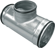 Spiral-d galva reductie T voor ventilatie 250-160-250MM
