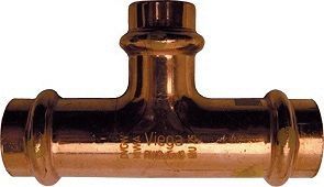 Profipress gas reductie T Viega 18-15-18MM