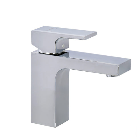 Hansgrohe Vernis Shape eenhendel wastafelmengkraan 100 chroom met geïsoleerde waterloop en trekwaste