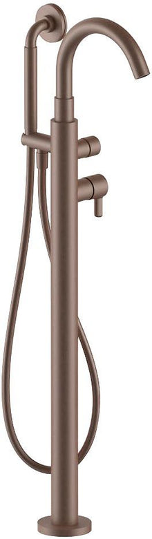 1GREEP Mengkraan bad vrij icona classic fantini+handdouche zonder inbouwdeel mat Copper pvd
