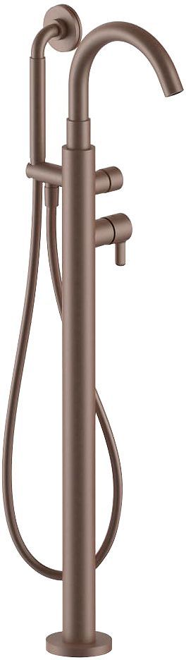 1GREEP Mengkraan bad vrij icona classic fantini+handdouche zonder inbouwdeel mat Copper pvd