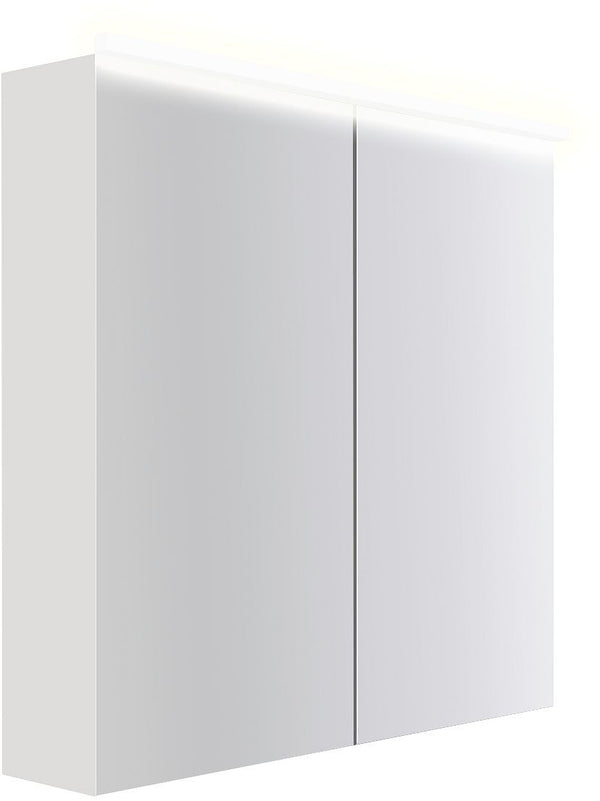 ARMOIRE TOILETTE COFFEE 2 PORTES 800MM 4250K TECTONA NOYER VELOURS