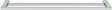 Dubbele vaste droger hold s(oft) 60CM chroom