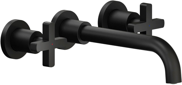 AFWERKSET 3GATS MENGKRAAN LAVABO LIRA NOBILI 205MM MAT ZWART