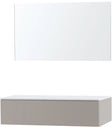 MEUBEL PURO DUO GRIJS 120 1 LADE SOLID OPBOUW SPIEGEL