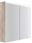 Spiegelkast COFFEE 2 deuren 800MM 4250K eiken Decor flanel