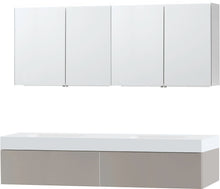 MEUBEL PURO DUO GRIJS 180 1 LADE SOLID PURO SPIEGELKAST