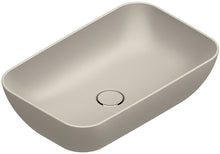 Opbouwlavabo Green catalano cataglaze+ 60X38 H15 zonder overloop sabbia satinato