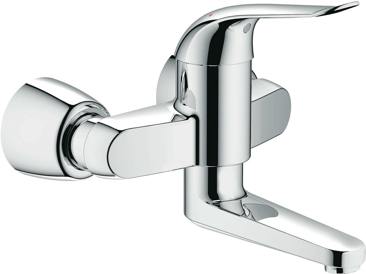 1GREEP Mengkraan muur euro-eco FG SPR.214MM chr
