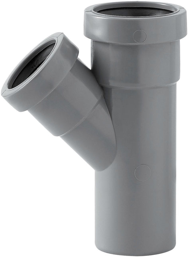 PVC reduktie T Eupen 45°. 40- 32MM RA34B