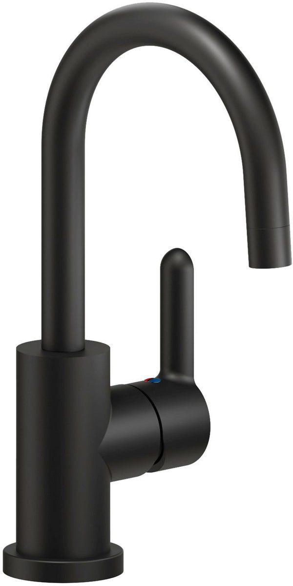 MITIGEUR LAVABO BEC HAUT ABC NOBILI CLIC-CLAC NOIR MAT