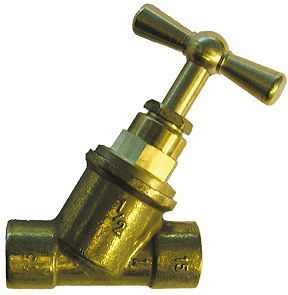 Koperen afsluitkraan KB 22MM