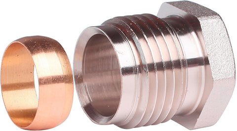 Knelkoppeling Danfoss dunwandig cv/rk buis 1/2"M-15MM