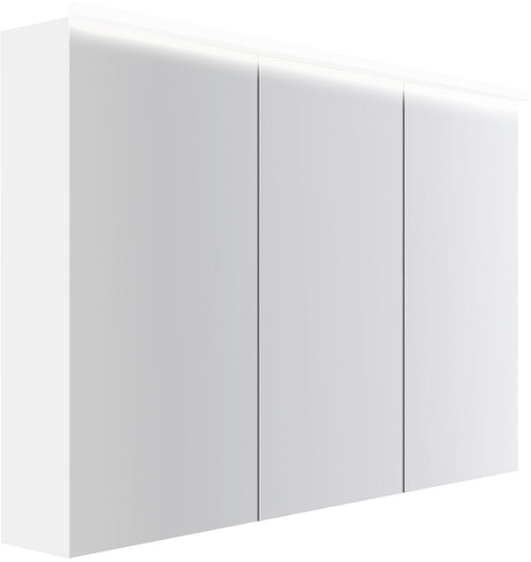 Spiegelkast COFFEE 3 deuren 1200MM 4250K wit mat