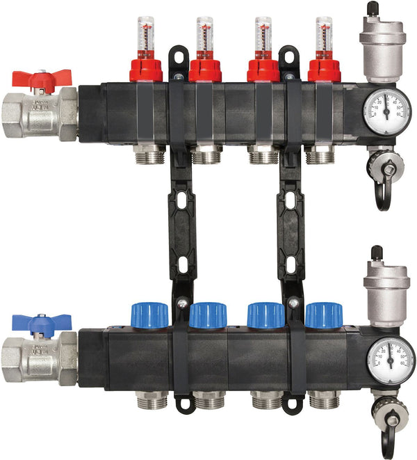 Collectorset kunststof compleet vloerverwarming d-floor 11 kringen 3/4" EK