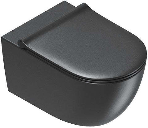 HANGWC SFERA 55 CATALANO CATAGLAZE+ VERBORGEN BEVESTIGING SILENTECH MAT ZWART