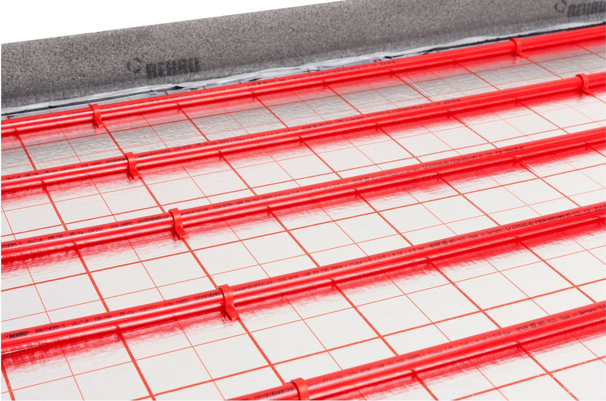 Tackerplaat rautac 10 niet zelfklevend rehau pak 19,2M², vloerverwarming — SKU DESCO-178817