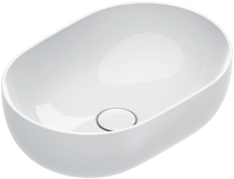 Opbouwlavabo sfera catalano cataglaze+ 50X35 H16 zonder overloop wit