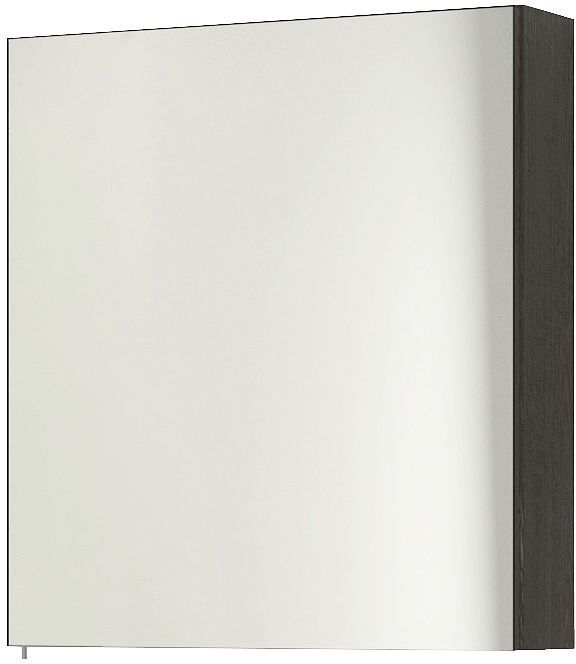 Spiegelkast form/cita 1DEUR omkeerbaar 60CM graphit eik