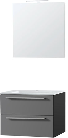 MEUBLE COMBO UNI ARDOISE 70 PORCELAINE MIROIR