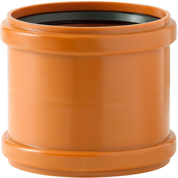PVC schuifmof riool 200MM rood/bruin