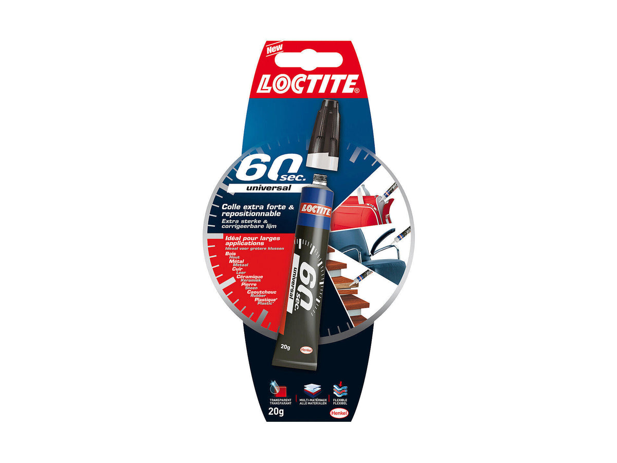 Loctite 60sec Universal universele secondelijm 20g