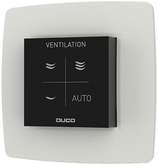 Bedieningsschakelaar rf/wired Duco zwart/wit