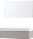 MEUBLE PURO DUO GRIS 120 1 TIROIR SOLID PURO MIROIR