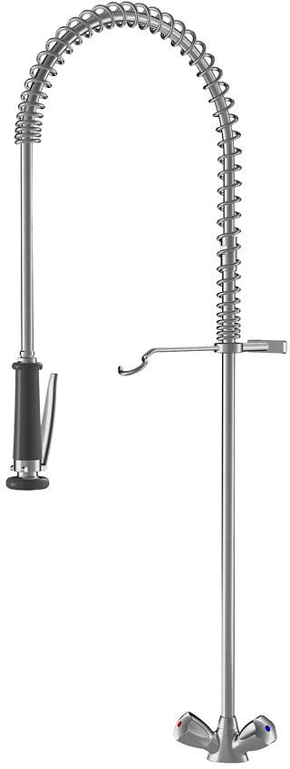 Mengkraan keuken kwc gastro +flexibel, kranen & mengkranen — SKU DESCO-43656
