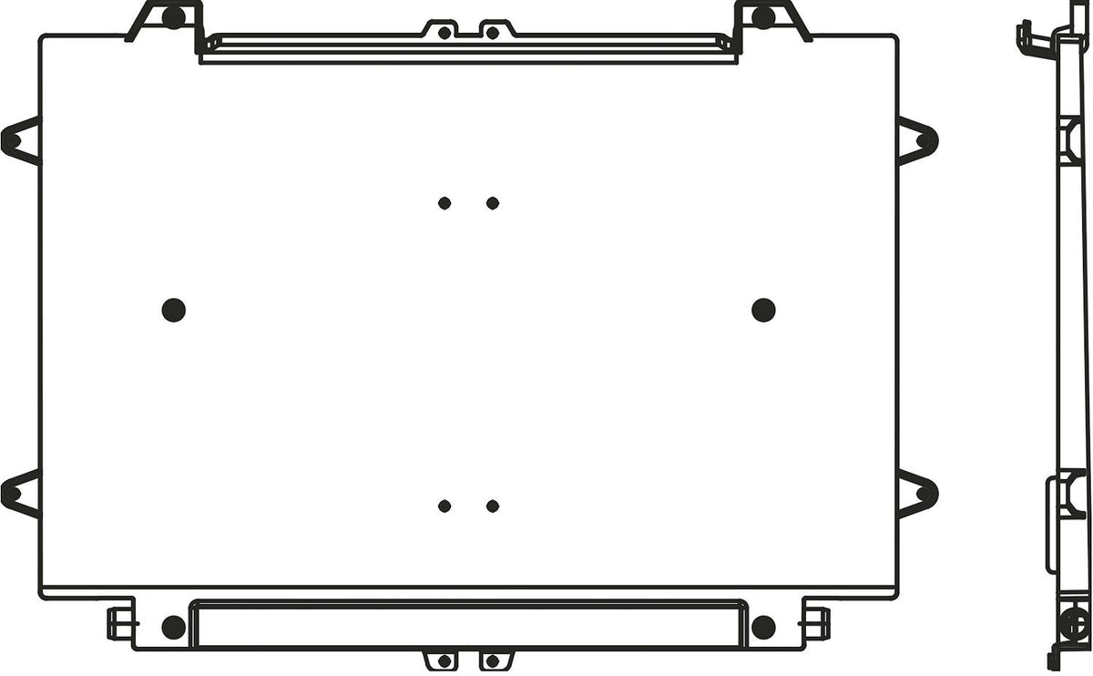 Condens lekbak voor Ventilo Convector aquarea FAL10 panasonic bij horizontale montage