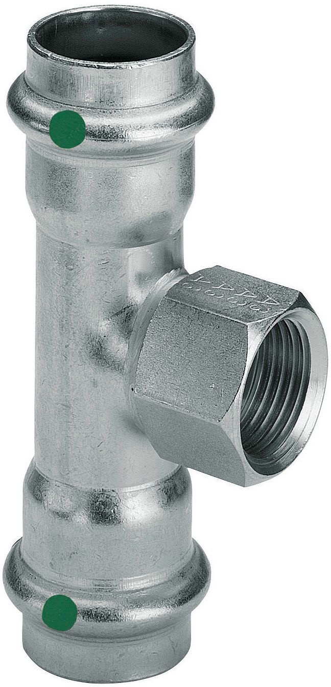 T 15-1/2"F-15MM Sanpress inox Viega