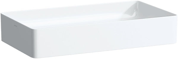 Opbouw lavabo living Square laufen 60CM zonder kraanvlak wit