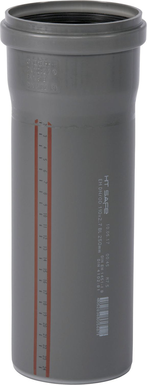 Buis 110MM 0,25M gemoft Pp HT-Safe Ostendorf, buizen — SKU DESCO-160632