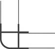 PROFIL PLINTHE EQUERRE DEDECKER STUDIO H150 BLANC