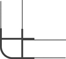 PROFIL PLINTHE EQUERRE DEDECKER STUDIO H150 BLANC